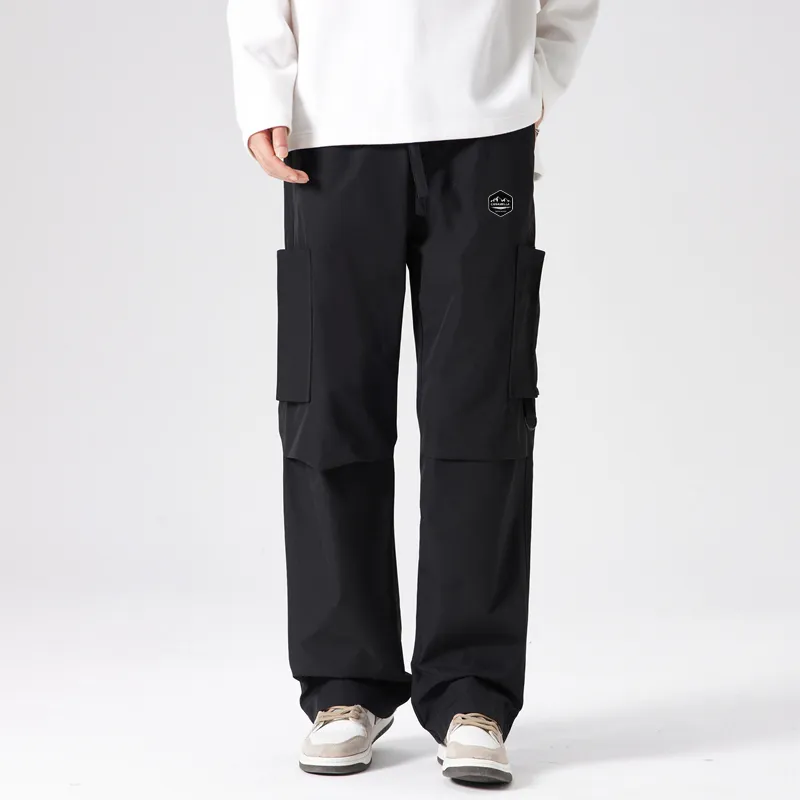 Caramella Cargo Pants Unisex Black-2