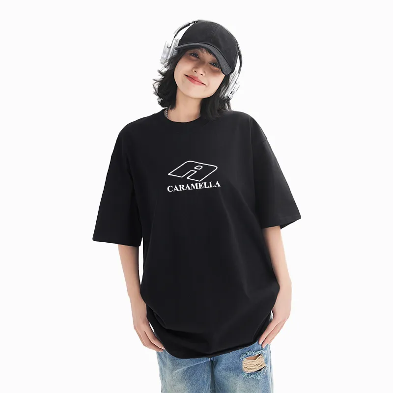 Caramella Drop Shoulder Sleeve T Shirt Women's-2