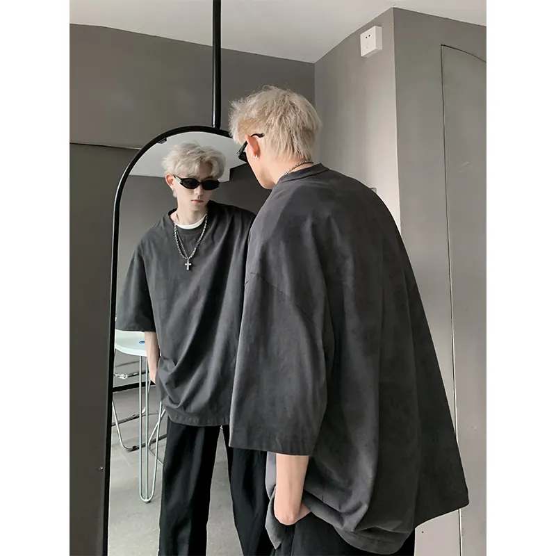 Caramella Drop Shoulder Sleeve T Shirt Unisex-8