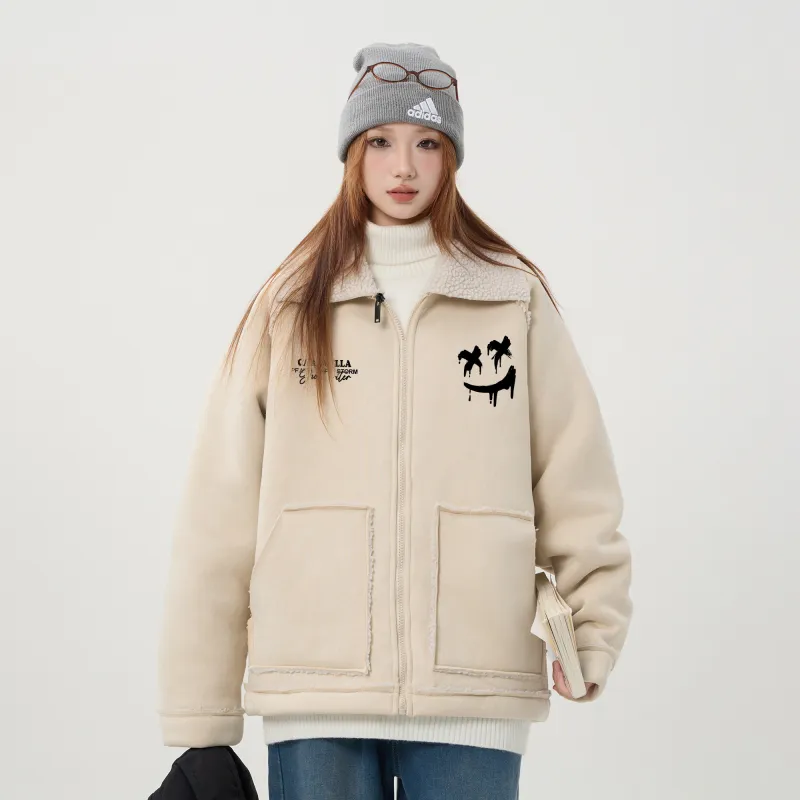 Caramella Velvet feel Coat Unisex-12