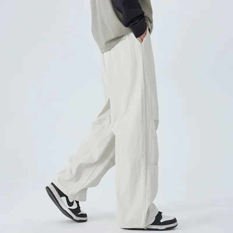 Caramella Casual Pants Unisex White Jade Color-1