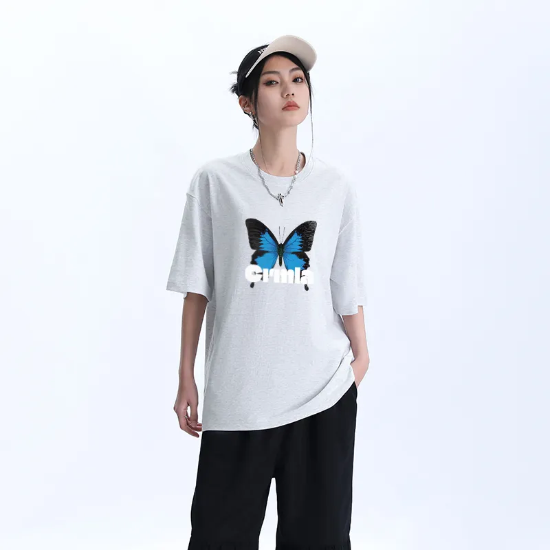 Caramella Drop Shoulder Sleeve T Shirt Unisex-14