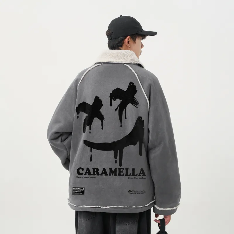 Caramella Velvet feel Coat Unisex-19