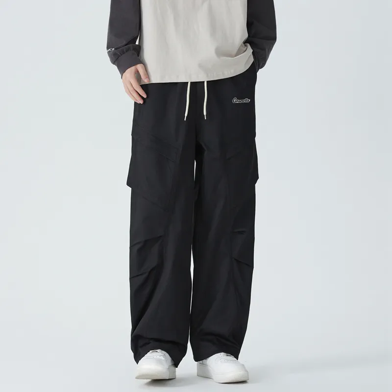 Caramella Cargo Pants Unisex Black-1