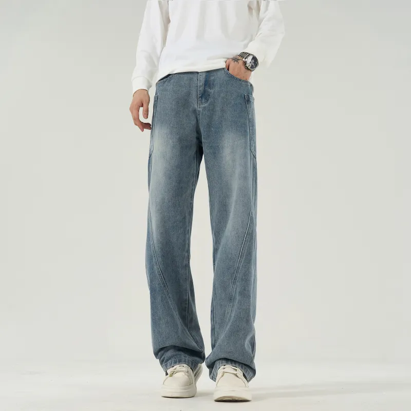 Caramella Jeans Unisex Vintage Blue-9