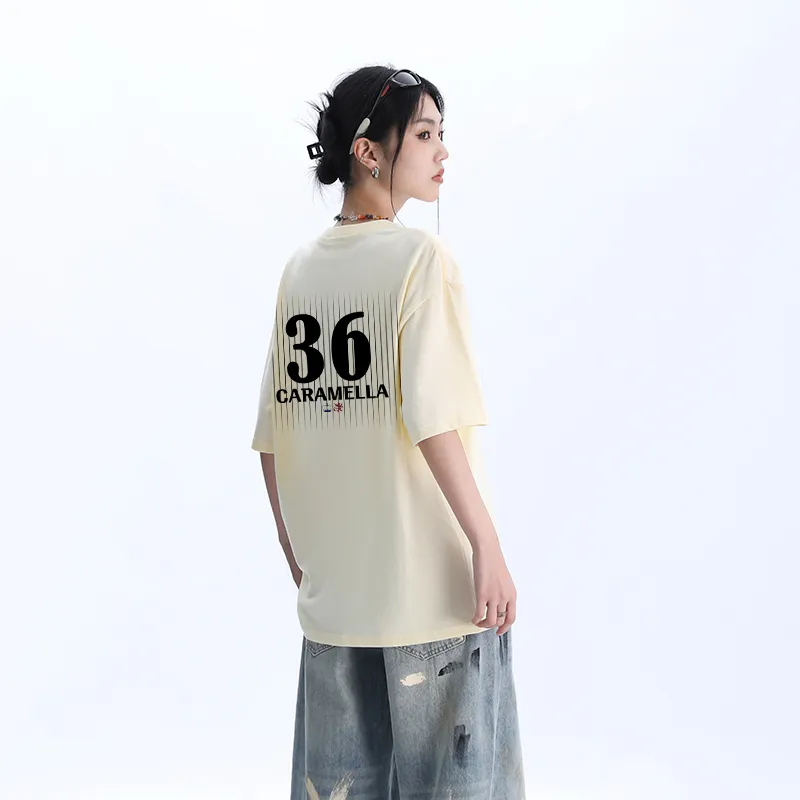 Caramella Drop Shoulder Sleeve T Shirt Women's-15