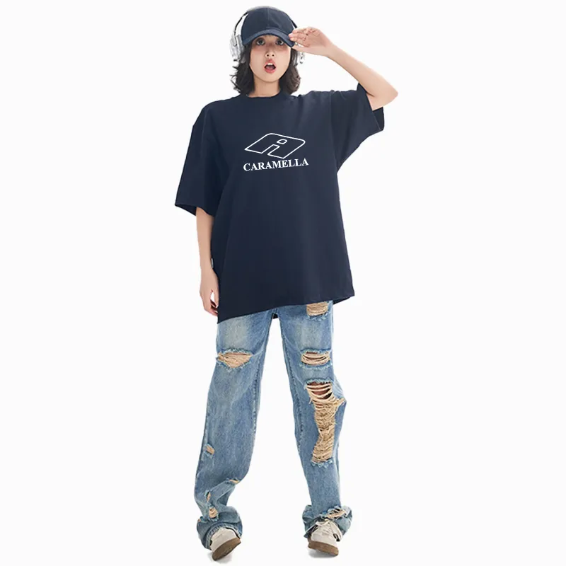 Caramella Drop Shoulder Sleeve T Shirt Women's-22