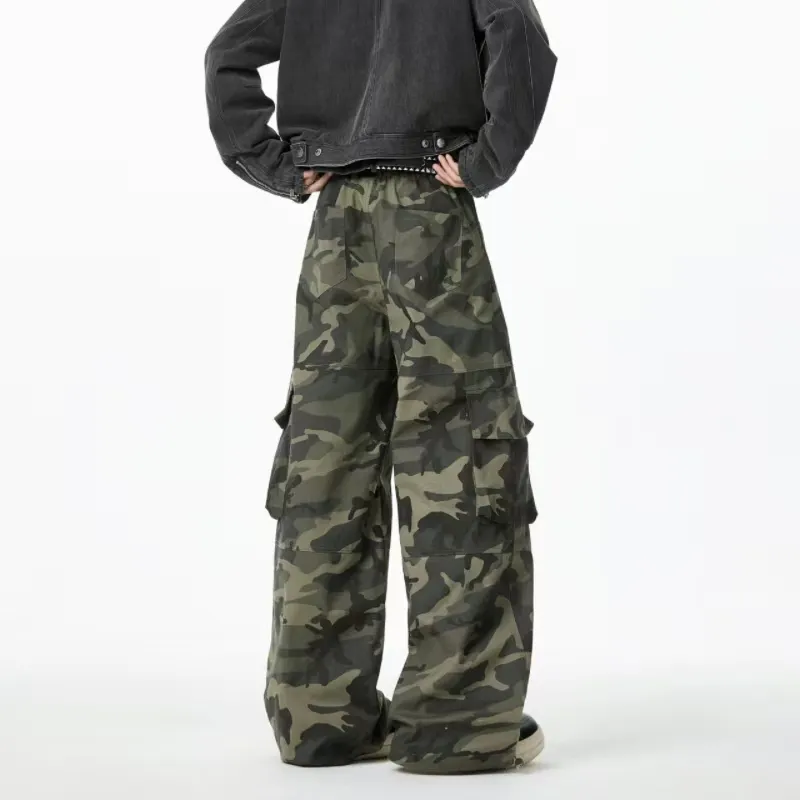 Caramella Casual Pants Unisex Camouflage-3