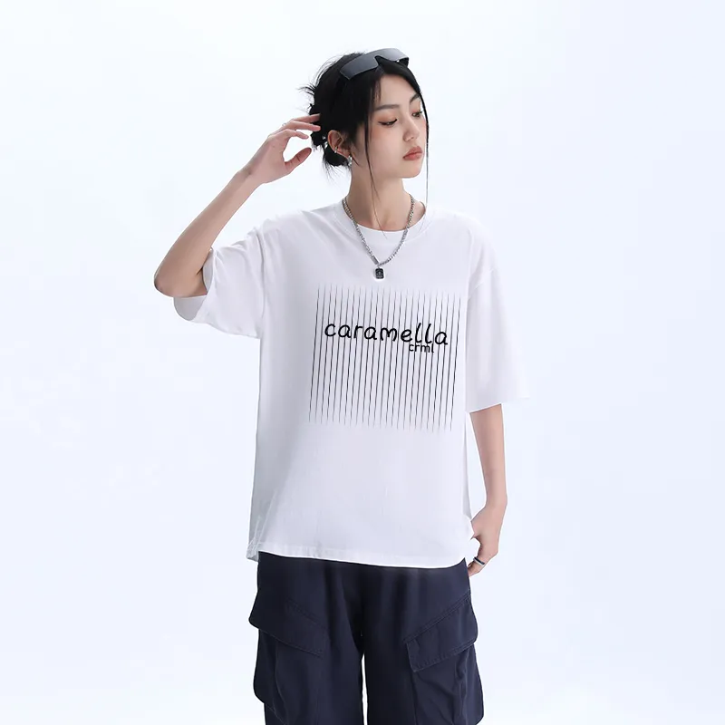Caramella Drop Shoulder Sleeve T Shirt Women's-2