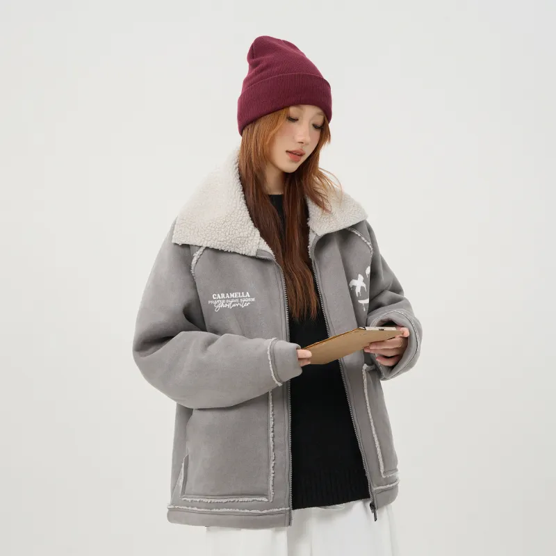 Caramella Velvet feel Coat Unisex-28