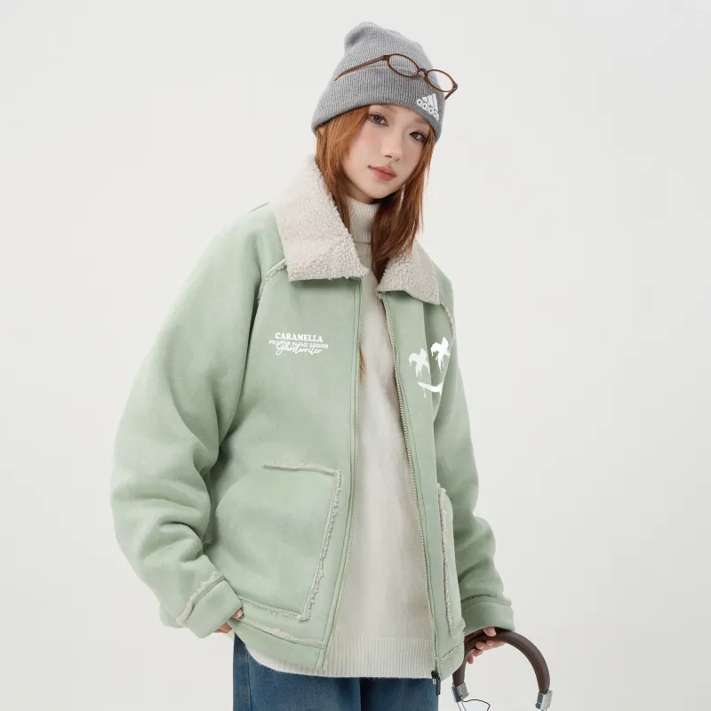 Caramella Velvet feel Coat Unisex-34