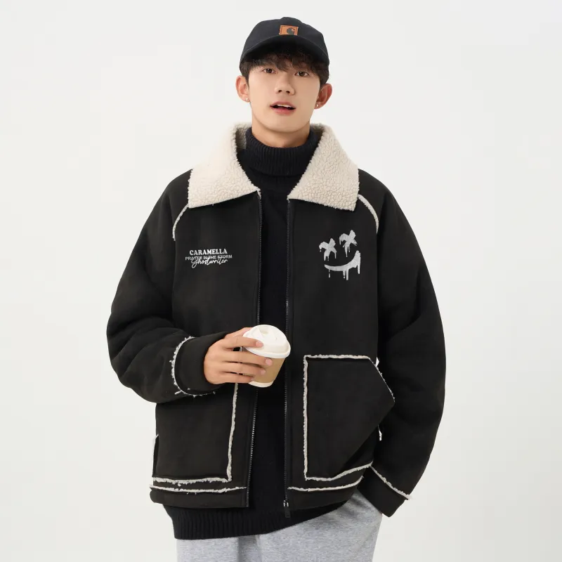 Caramella Velvet feel Coat Unisex-6