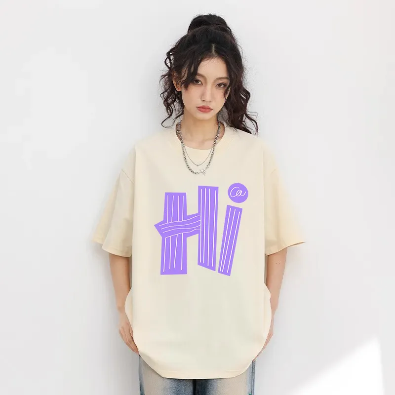 Caramella Drop Shoulder Sleeve T Shirt Unisex-23