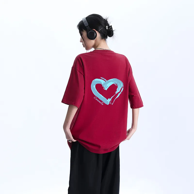 Caramella Drop Shoulder Sleeve T Shirt Women's-47