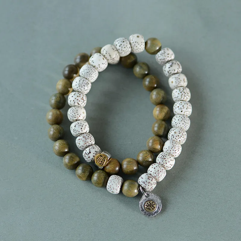 CUISHI Star Moon Bodhi Seeds Bracelets Unisex-2