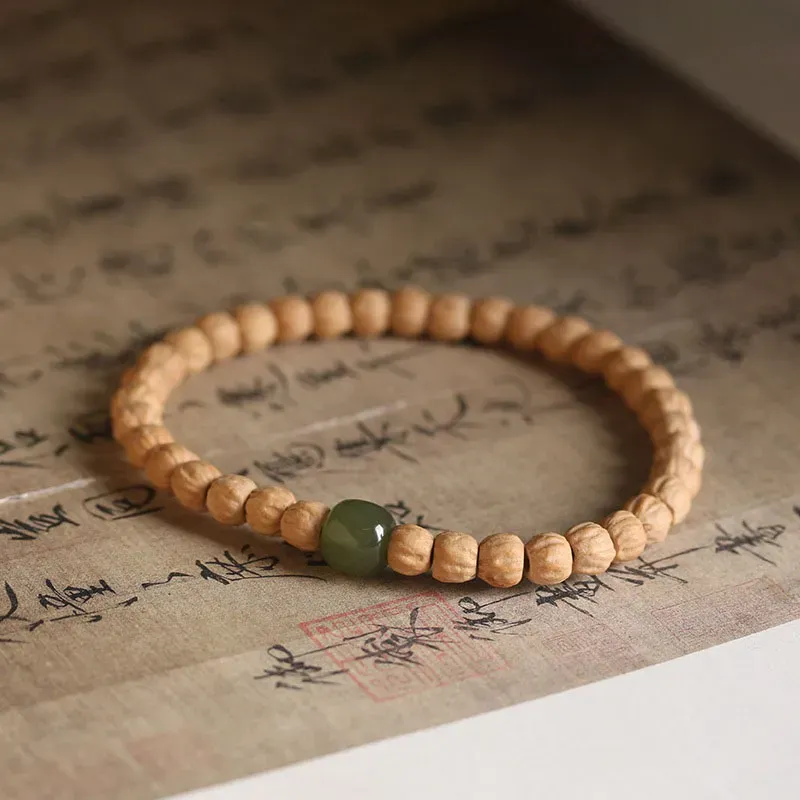 CUISHI Cacumen Platycladi Seeds Bracelets Unisex-2