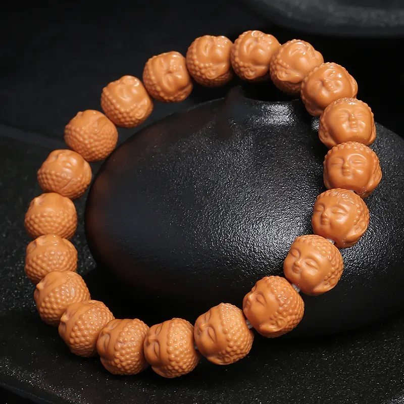 CUISHI Monkey Head Walnut Bracelets Women's-6