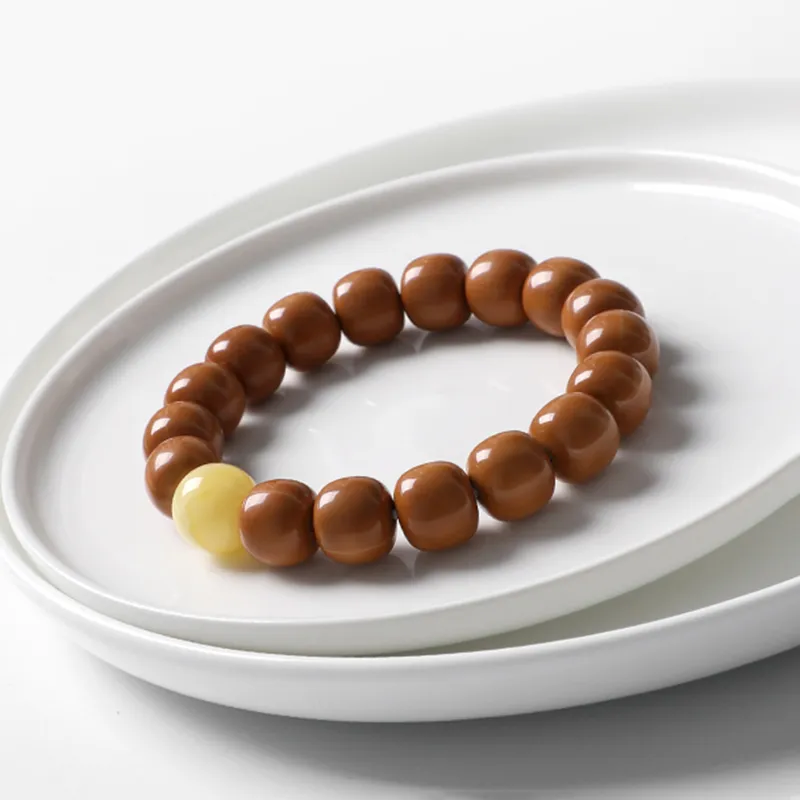 CUISHI Monkey Head Walnut Bracelets Unisex-1