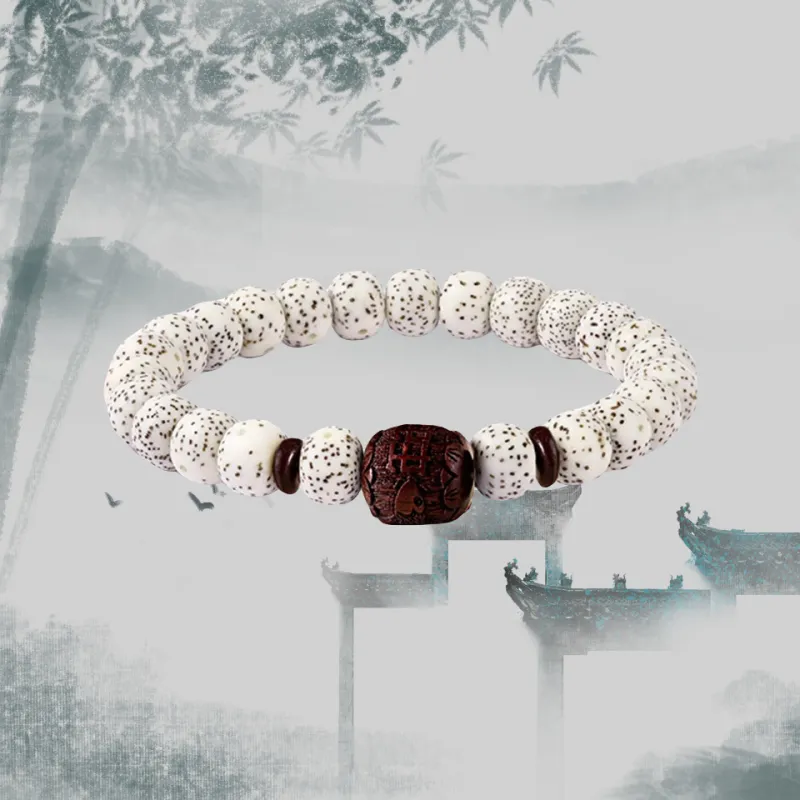 CUISHI Star Moon Bodhi Seeds Bracelets Unisex-4