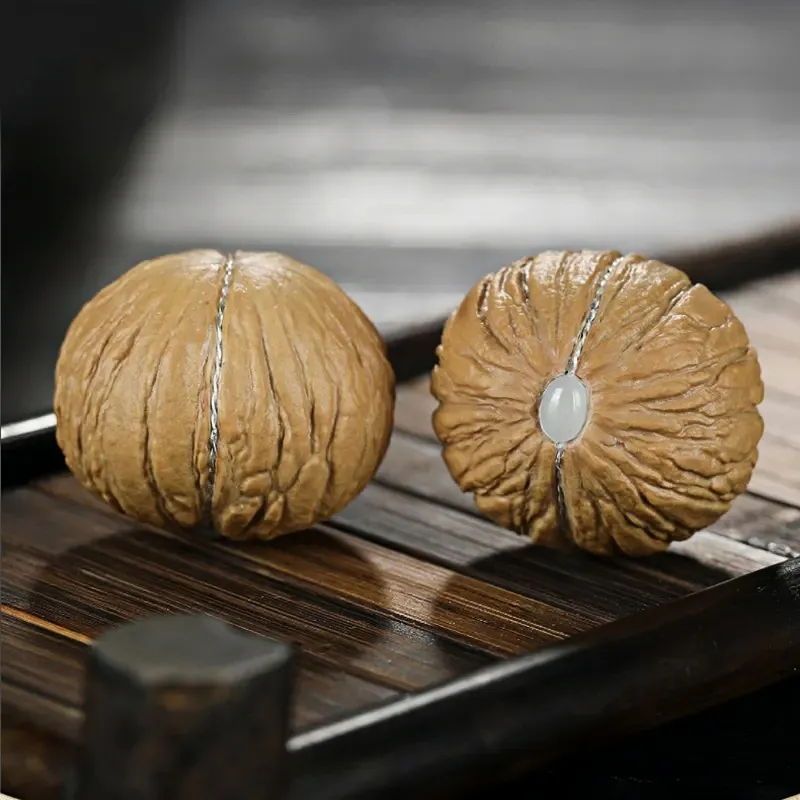 CUISHI Monkey Head Walnut Handlebar Piece Unisex-3