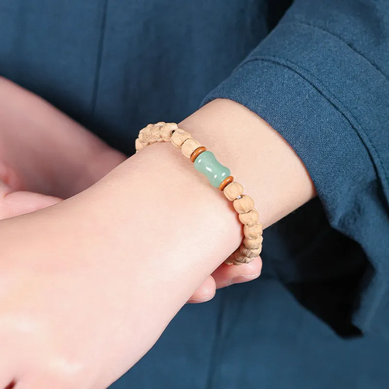 CUISHI Cacumen Platycladi Seeds Bracelets Unisex-4