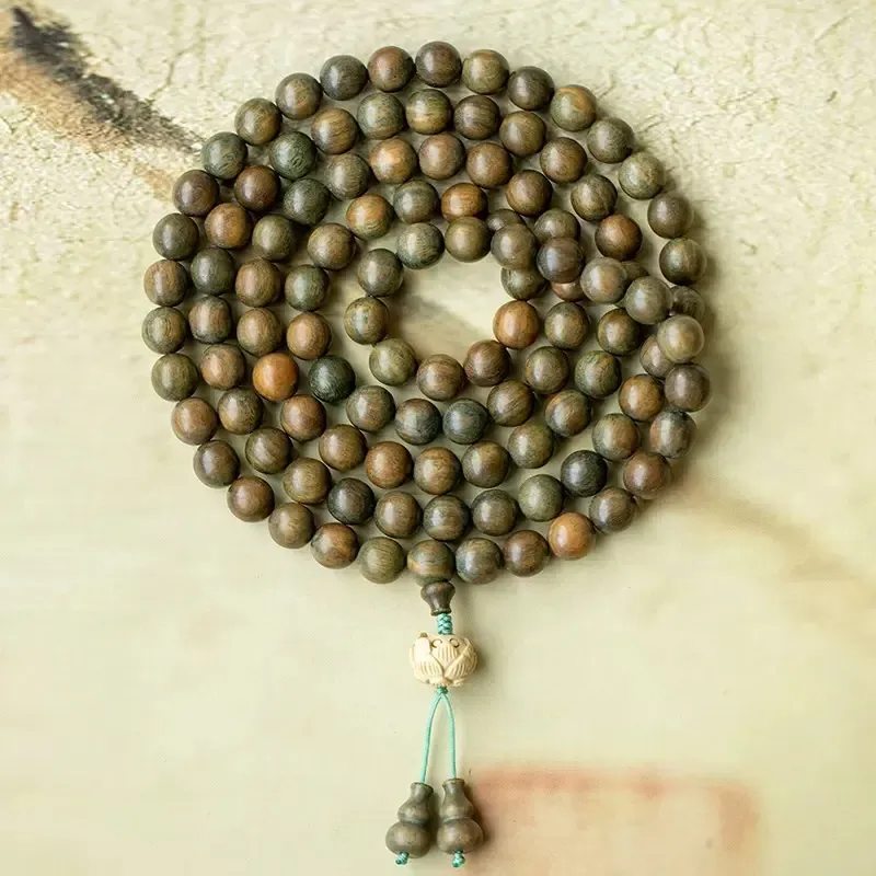 CUISHI Green Sandalwood Wooden Bracelets Unisex-3