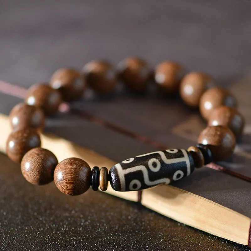 CUISHI Golden Sandalwood Bracelets Unisex-4