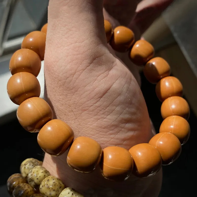 CUISHI Monkey Head Walnut Bracelets Unisex-4