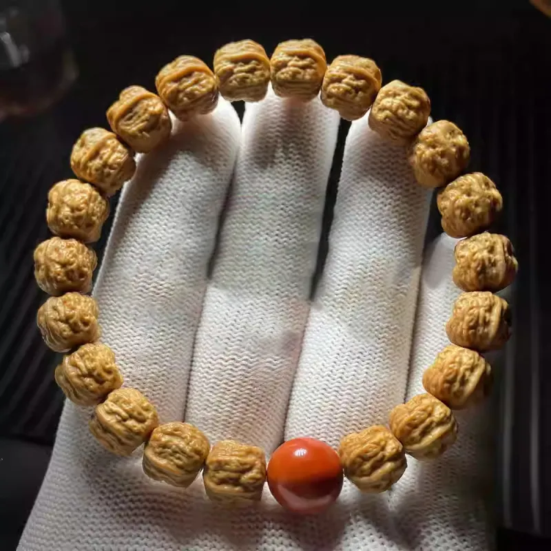 CUISHI Monkey Head Walnut Bracelets Unisex-4