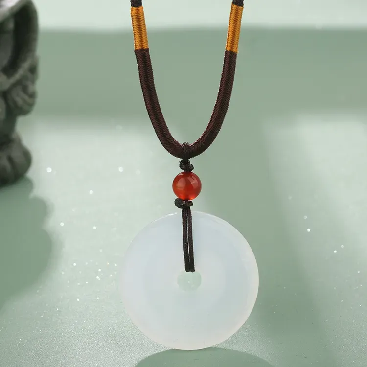 CUISHI Natural Chalcedony Pendants Unisex-3