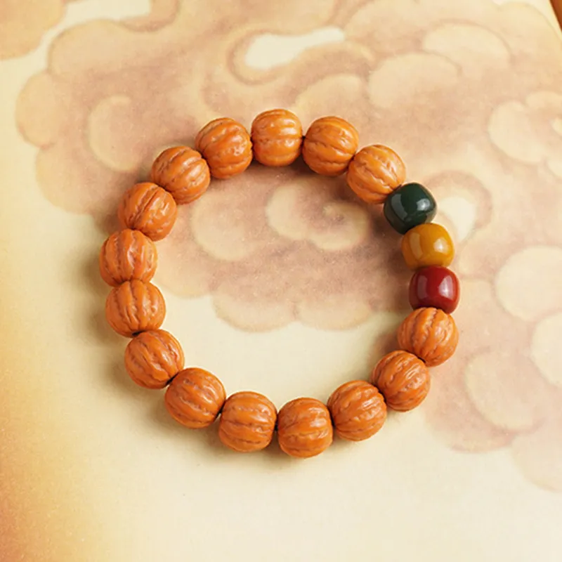 CUISHI Monkey Head Walnut Bracelets Unisex-1