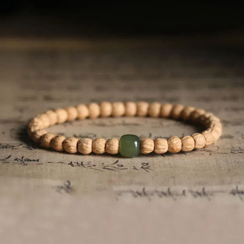 CUISHI Cacumen Platycladi Seeds Bracelets Unisex-1