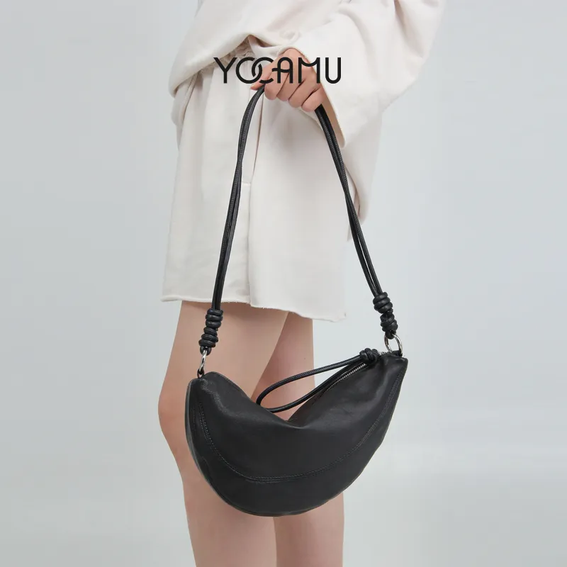 YOCAMU Croissant Bag Saddle Bag Casual Niche Design Women's Dopamine Dressing Color-7