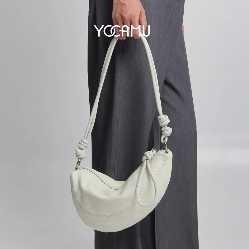 YOCAMU Croissant Bag Saddle Bag Casual Niche Design Women's Dopamine Dressing Color-15