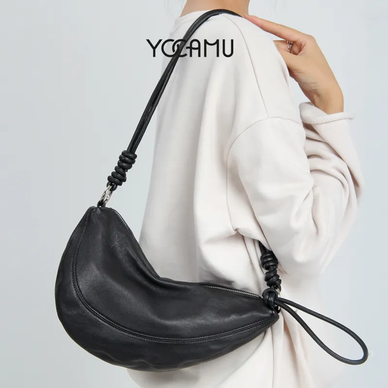 YOCAMU Croissant Bag Saddle Bag Casual Niche Design Women's Dopamine Dressing Color-6