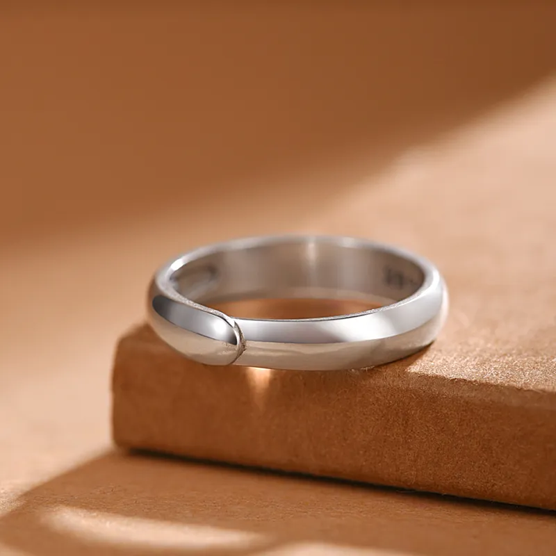 PINK U 999 Fine Silver Rings Unisex-4