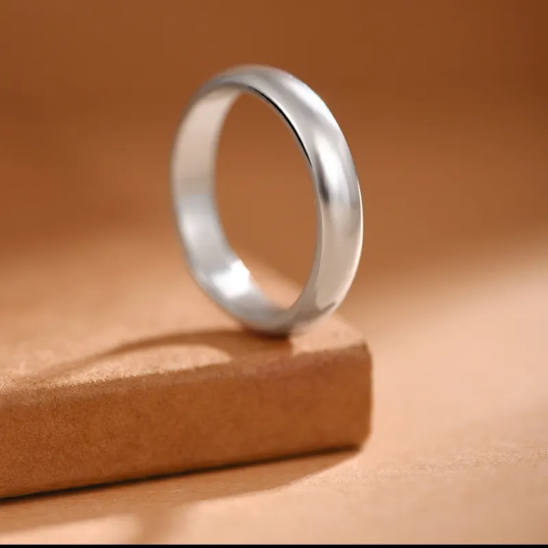 PINK U 999 Fine Silver Rings Unisex-3