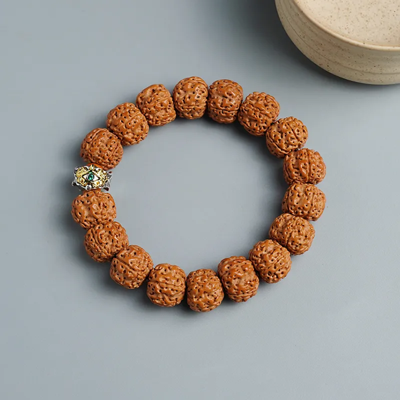 PINK U King Kong Bodhi Seeds Bracelets Men's-3