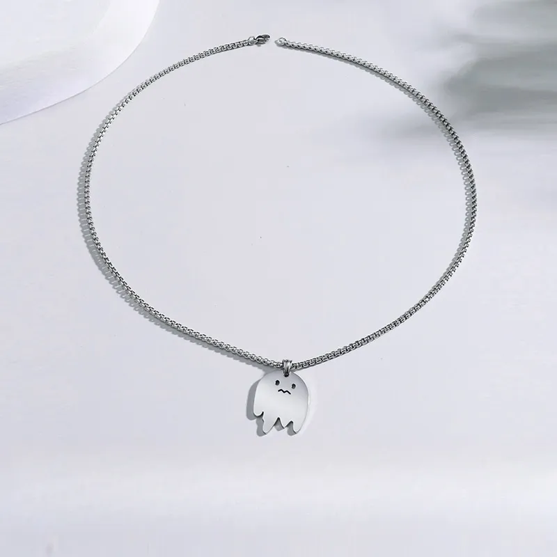 PINK U 925 Sterling Silver Necklaces Men's-2