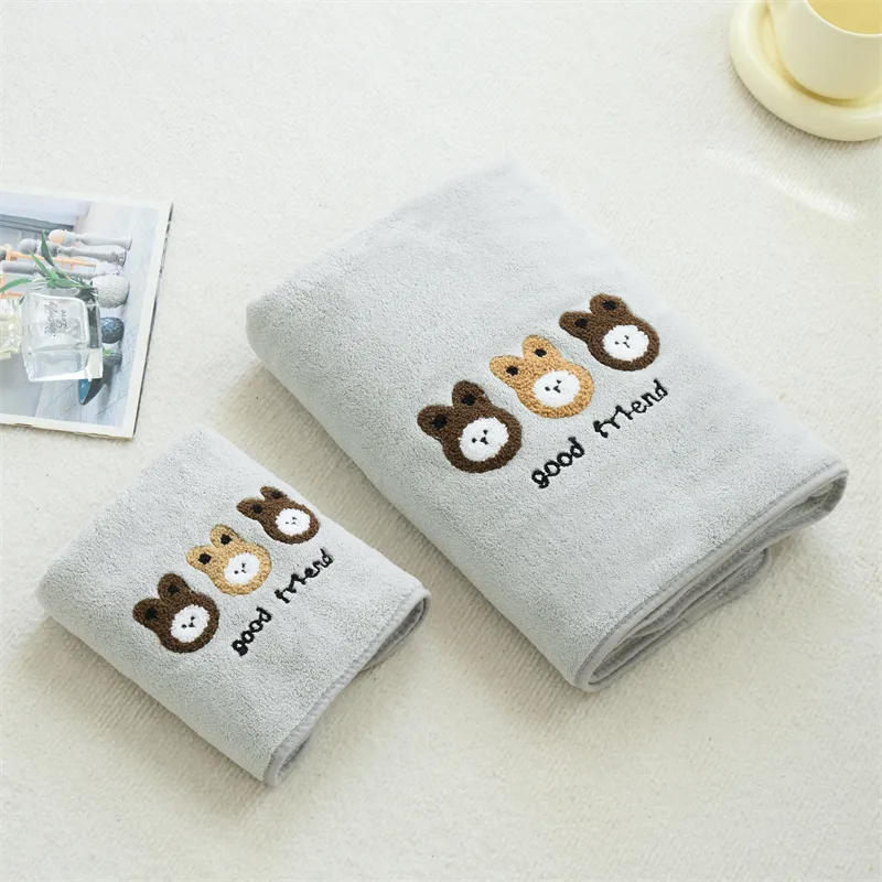 Fantti Quick Dry Non Shedding Face Towels For Men And Women's Summer Home Use Bathing Towels-21