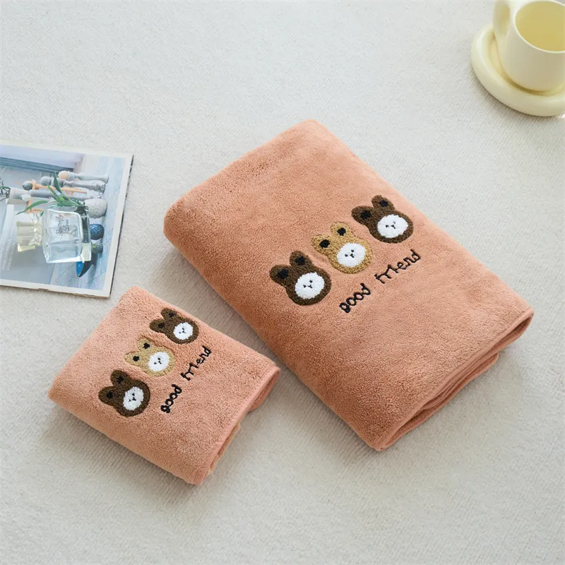 Fantti Quick Dry Non Shedding Face Towels For Men And Women's Summer Home Use Bathing Towels-16
