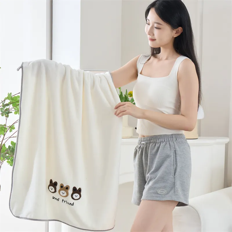 Fantti Quick Dry Non Shedding Face Towels For Men And Women's Summer Home Use Bathing Towels-10