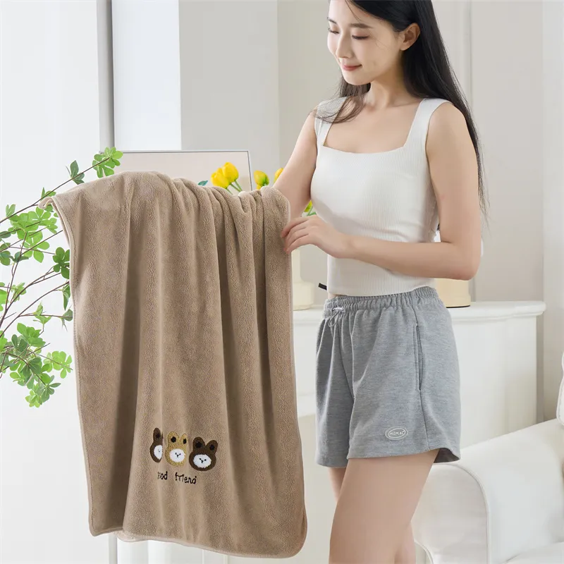Fantti Quick Dry Non Shedding Face Towels For Men And Women's Summer Home Use Bathing Towels-3