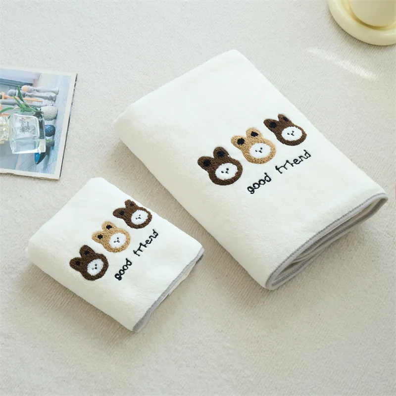 Fantti Quick Dry Non Shedding Face Towels For Men And Women's Summer Home Use Bathing Towels-11