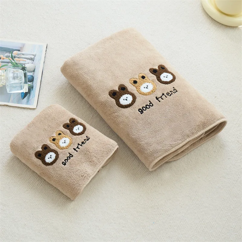 Fantti Quick Dry Non Shedding Face Towels For Men And Women's Summer Home Use Bathing Towels-4