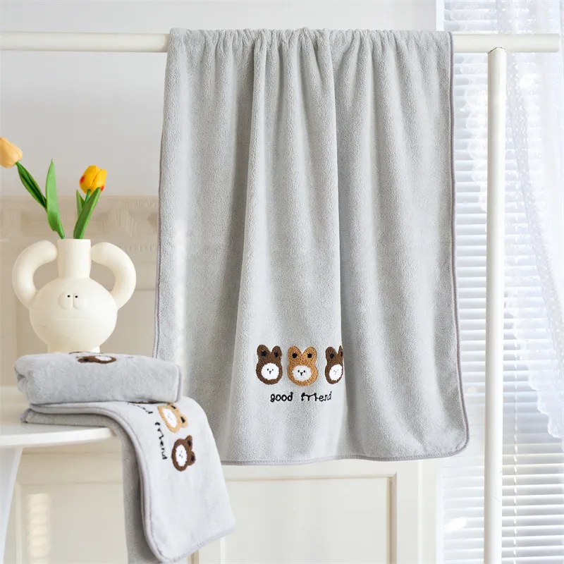 Fantti Quick Dry Non Shedding Face Towels For Men And Women's Summer Home Use Bathing Towels-19