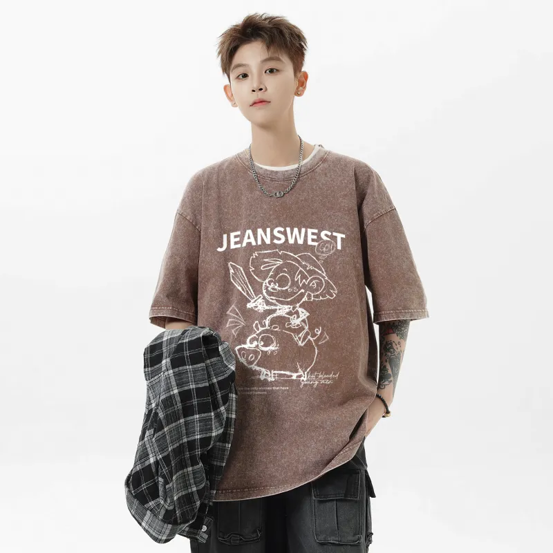 JEANSWEST T Shirts Unisex-18