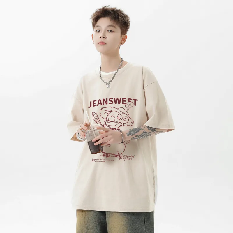 JEANSWEST T Shirts Unisex-2