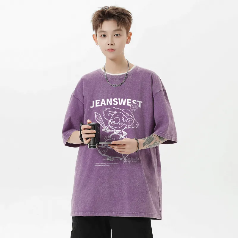 JEANSWEST T Shirts Unisex-6