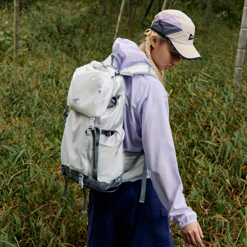 VAOPER Polyester Backpack Large Size Unisex White-3